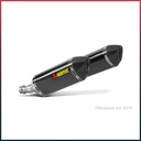 AKRAPOVIC Slip-On Silencer Kawasaki Z 1000 2017-2020 Carbon End Cap