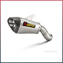 Silencieux AKRAPOVIC Slip-On Kawasaki Z 900 2017-2019 et Z 900 E (A2)2017-2019 Coupelle Carbone