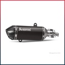 Silencieux AKRAPOVIC Slip-On Piaggio VESPA GTS SUPER IE 2017-2020 Coupelle Carbone