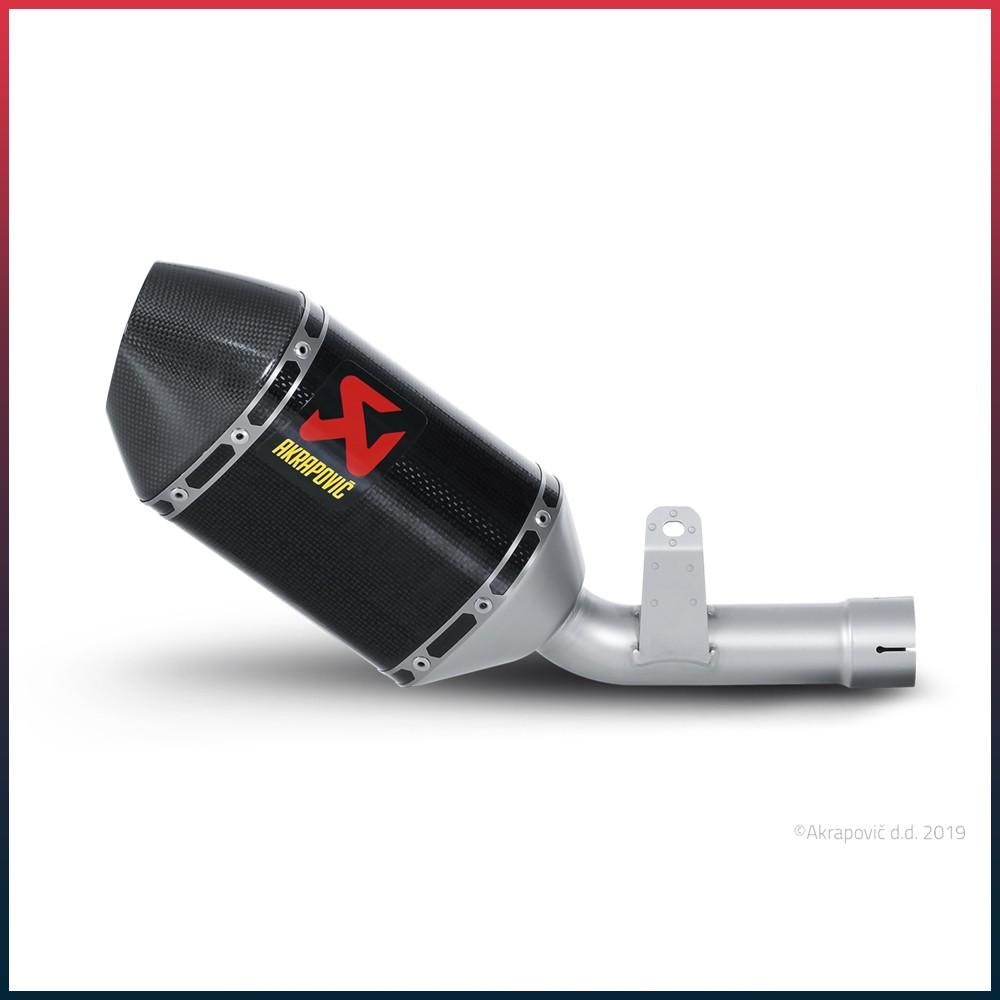AKRAPOVIC Slip-On Racing Silencer Suzuki GSX-R 600 / 750 2006-2007 Carbon End Cap