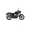 Silencieux AKRAPOVIC Slip-On Racing Triumph BONNEVILLE T 100 (900cc) 2017-2020 Et BONNEVILLE T120 (1200cc) 2016-2020