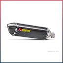 AKRAPOVIC Slip-On Silencer Suzuki SV 650 2016-... Carbon End Cap