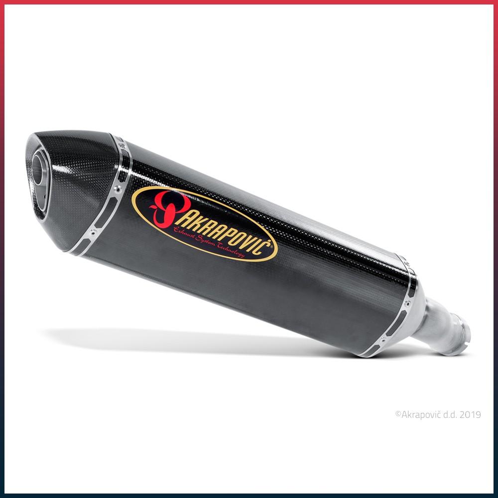 AKRAPOVIC Slip-On Silencer Yamaha FZ1 / FAZER 2006-2016 Carbon End Cap