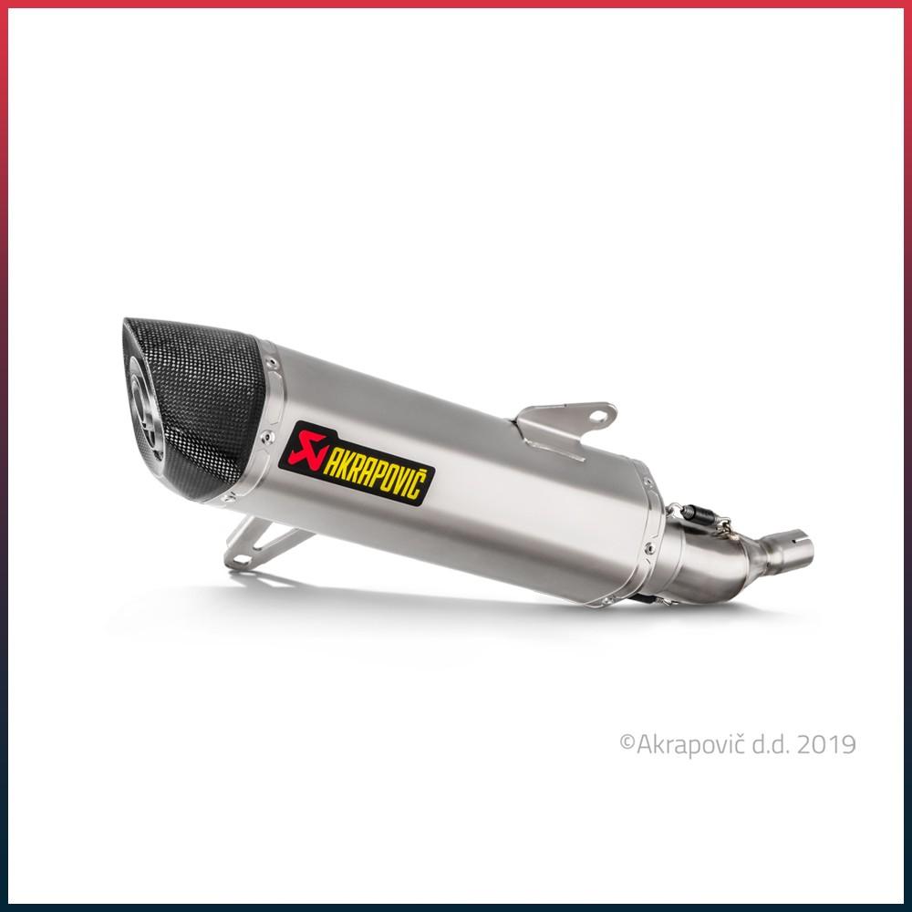 Silencieux AKRAPOVIC Slip-On Yamaha X-MAX 250 / 300 2017-2020 Coupelle Carbone