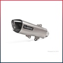 AKRAPOVIC Slip-On Silencer Yamaha X-MAX 400 2017-2020 Carbon End Cap