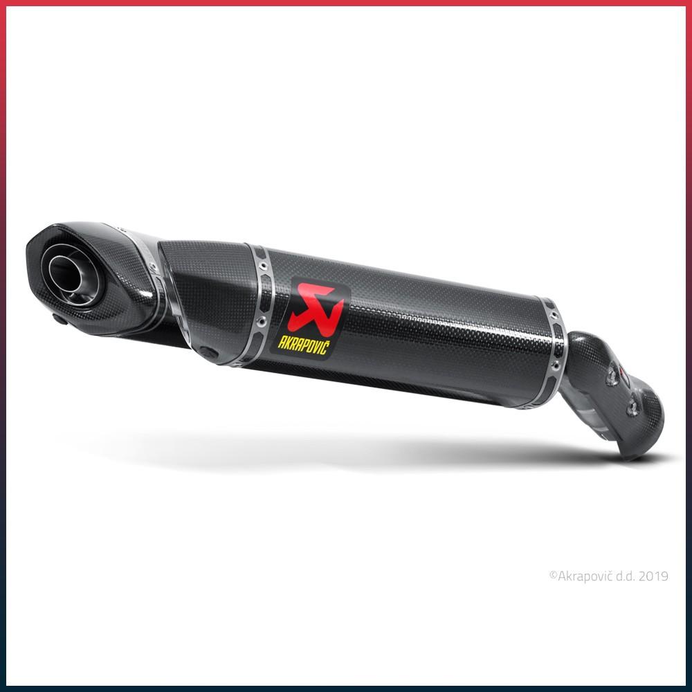 AKRAPOVIC Slip-On Silencer Yamaha YZF 1000 R1 2009-2014 Carbon End Cap
