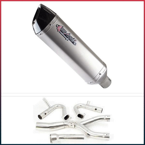Full Exhaust System LEXTEK VP1 BMW R 1200 GS / ADVENTURE 2013-2018 and R 1200 R / RS 2015-2018