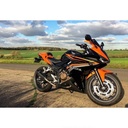 Ligne Complète LEXTEK XP10 Honda CB 500 F / CBR 500 R 2016-2023 Coupelle carbone