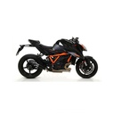 Silencieux ARROW X-KONE Adapt. KTM 1290 SUPER DUKE / R 2020-2023 coupelle carbone