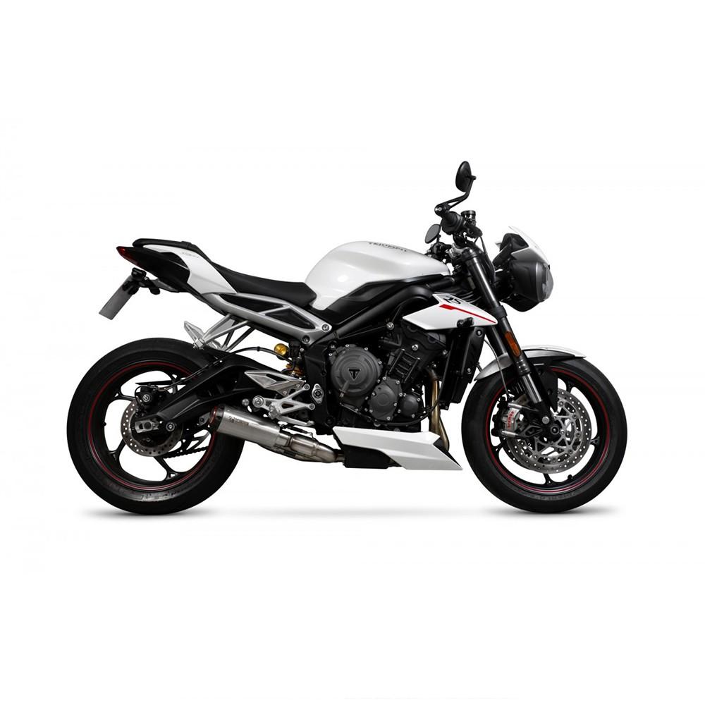 Silencieux SCORPION RED POWER Triumph STREET TRIPLE 765 S / R / RS 2017-2019