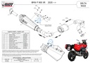 Silencieux MIVV Delta Race BMW F 900 R/XR 2020-2024 (coupelle carbone)