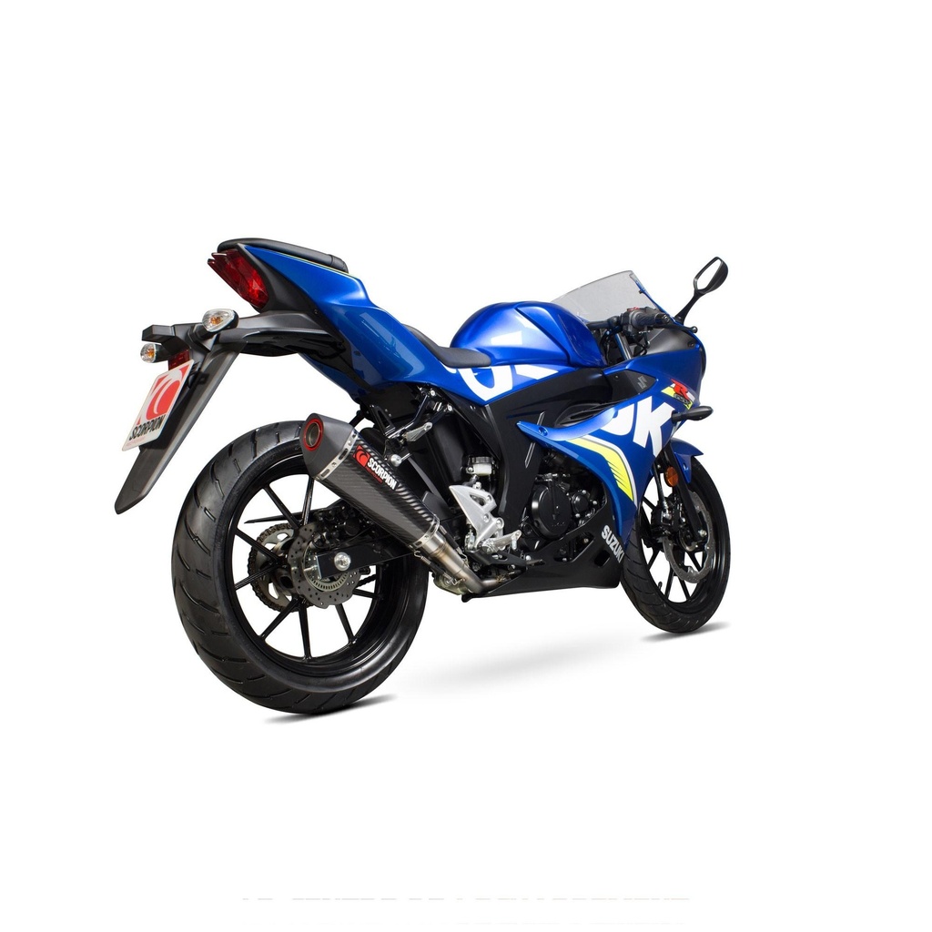 Full Exhaust System SCORPION SERKET Suzuki GSX-R 125 2017-2020