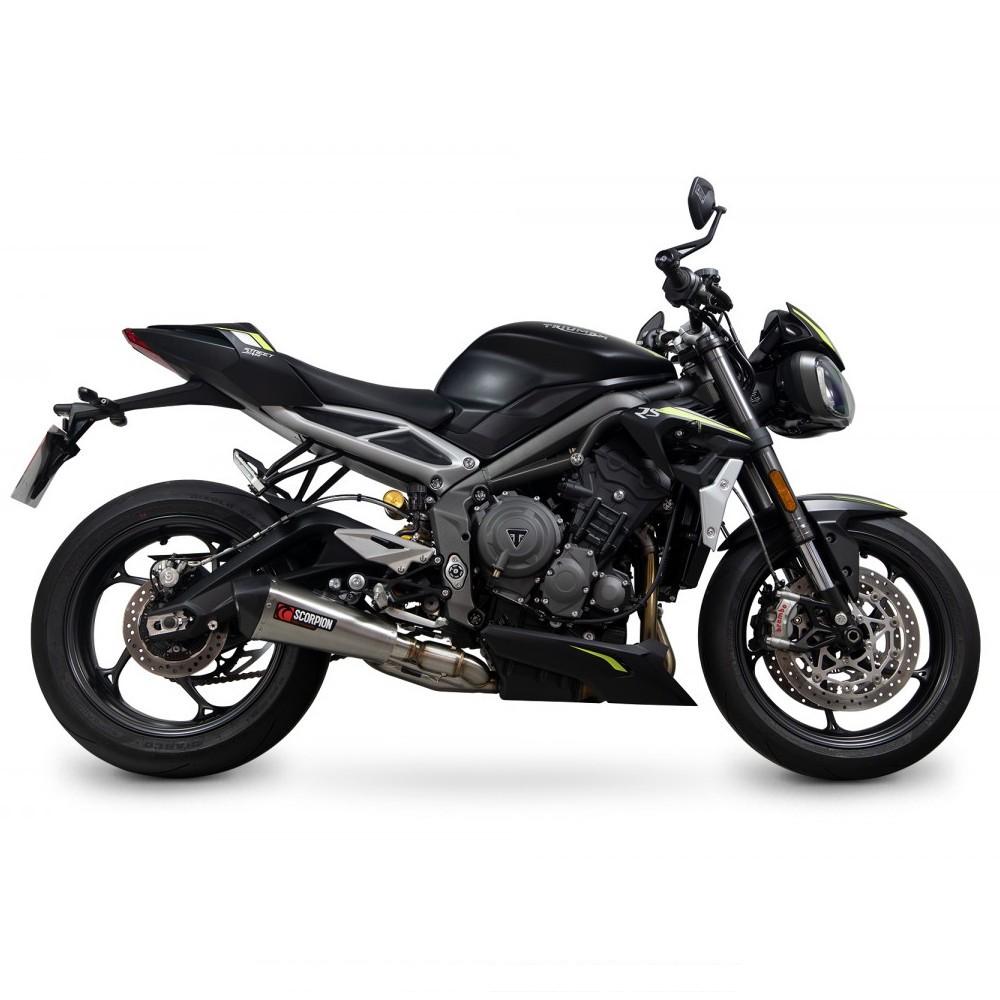 SCORPION SERKET Taper Silencer Triumph STREET TRIPLE 765 S / R / RS 2020-2022