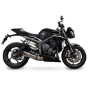 Silencieux SCORPION SERKET conique Triumph STREET TRIPLE 765 S / R / RS 2020-2022