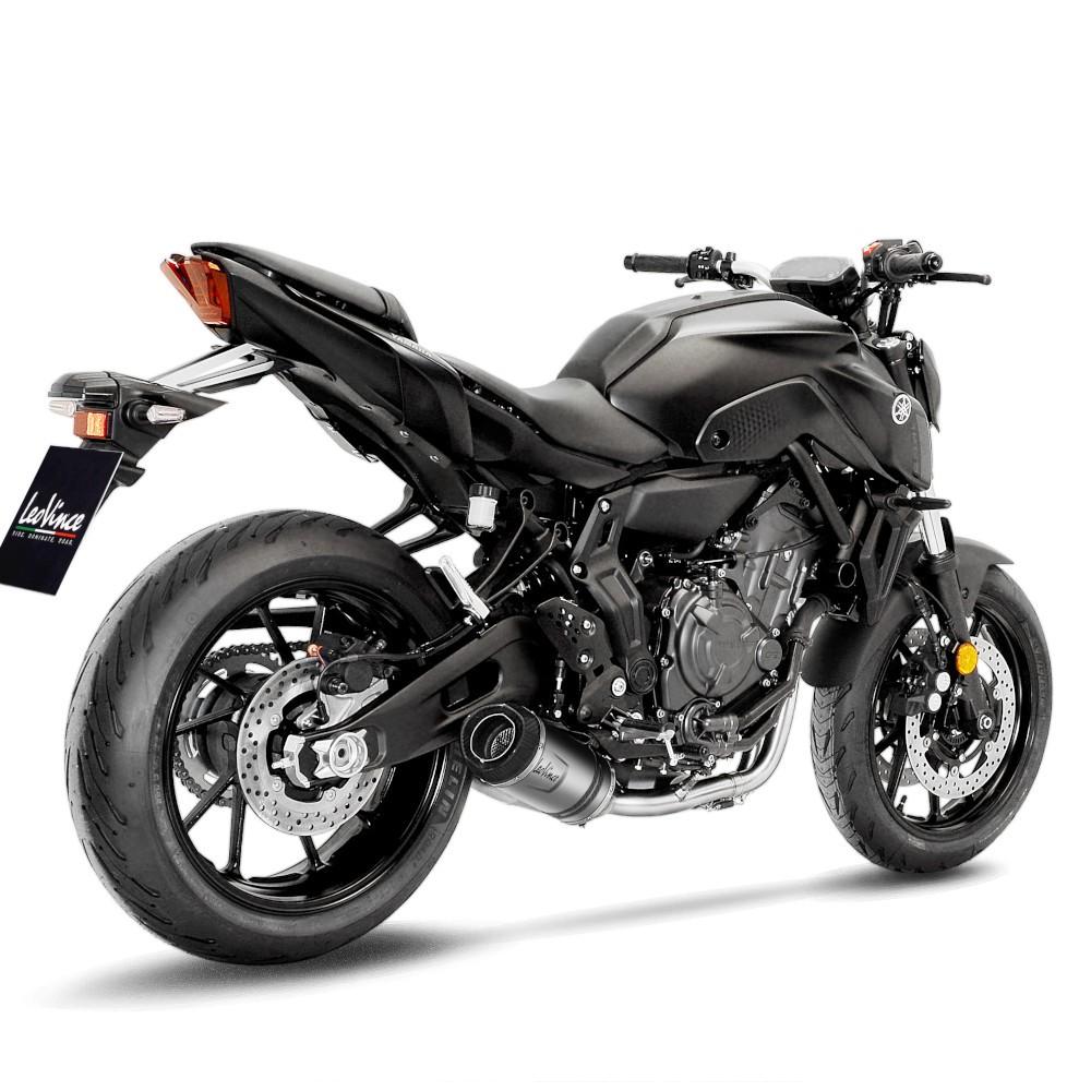 Ligne Complète LEOVINCE LV One (coupelle carbone) Yamaha MT 07 2021-2024