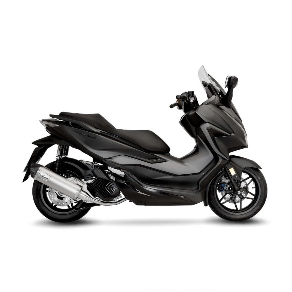 LeoVince LV One Full Exhaust System (carbon end cap) Honda FORZA 125 2021-2024