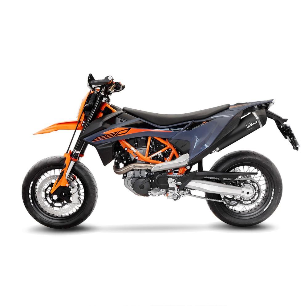 Silencieux LEOVINCE NERO KTM 690 SMC / Enduro et GAS GAS ES 700 EURO 5 Coupelle Carbone