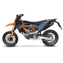 LEOVINCE NERO Full Exhaust System KTM 690 SMC / Enduro and GAS GAS ES 700 EURO 5 Carbon End Cap