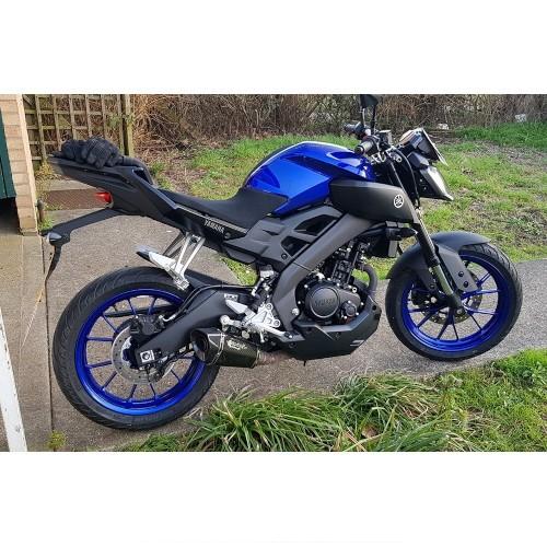LEXTEK XP Full Exhaust System Yamaha MT 125 / YZF 125 2014-2019 Carbon End Cap