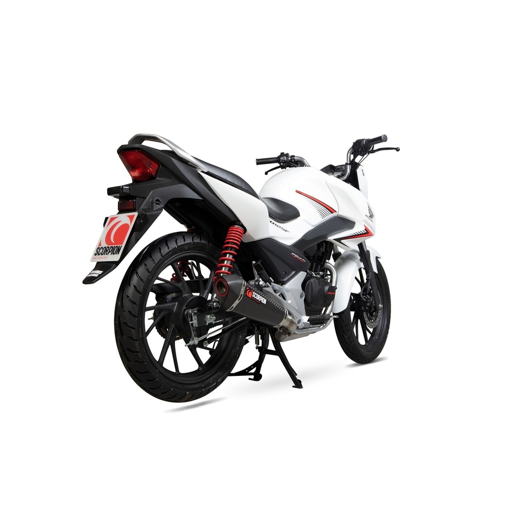 Ligne Complète Scorpion Serket conique pour Honda CB125 F 2017-2020
