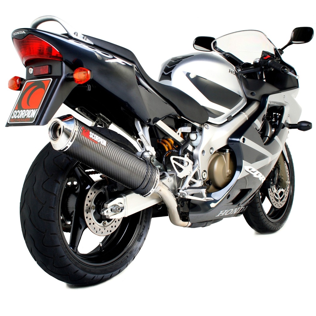 Silencieux Scorpion Factory ovale pour Honda CBR600 Fi F4i 2001-2006