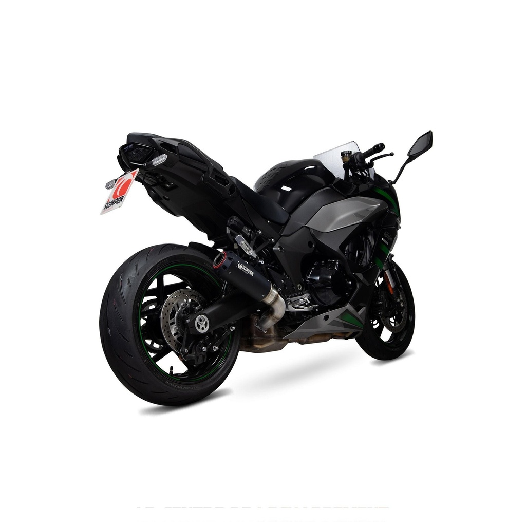 Silencieux Scorpion Red Power pour Kawasaki Ninja 1000 SX 2020-2024 et Z 1100 SX 2025-?