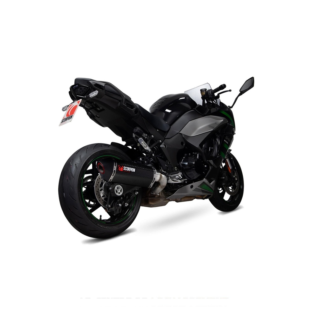 Scorpion Serket Silencer for Kawasaki Ninja 1000 SX 2020-2024 and Z 1100 SX 2025-?
