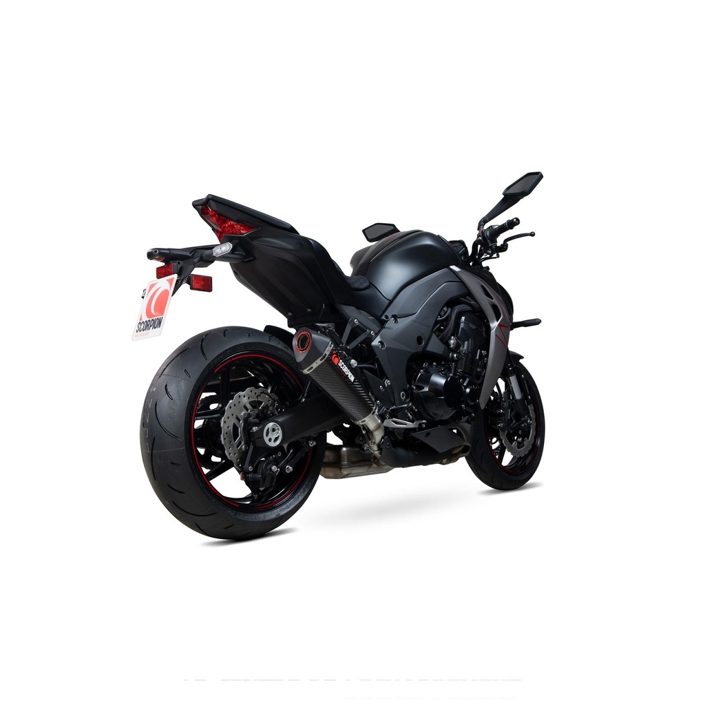 Silencieux Scorpion Serket conique pour Kawasaki Z1000 2014-2020