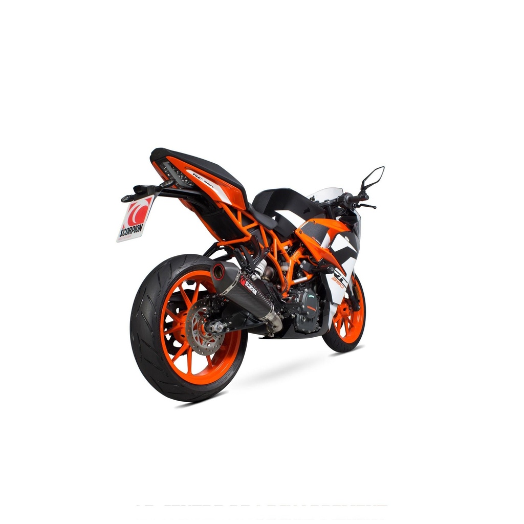 Silencieux Scorpion Serket conique pour KTM RC 125 / 390 2017-2021