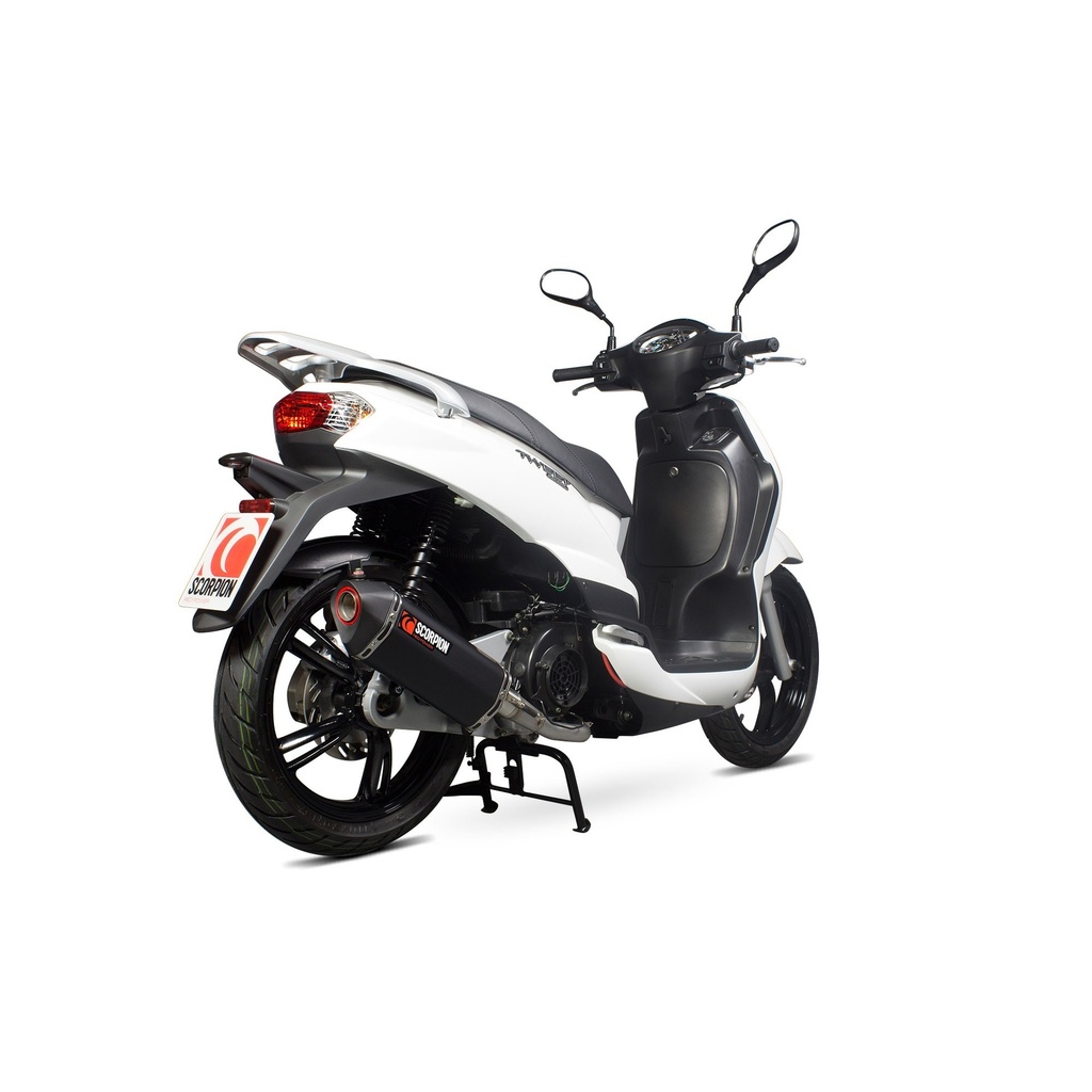 Scorpion Serket Full Exhaust System for Peugeot Tweet 125 2010-2017