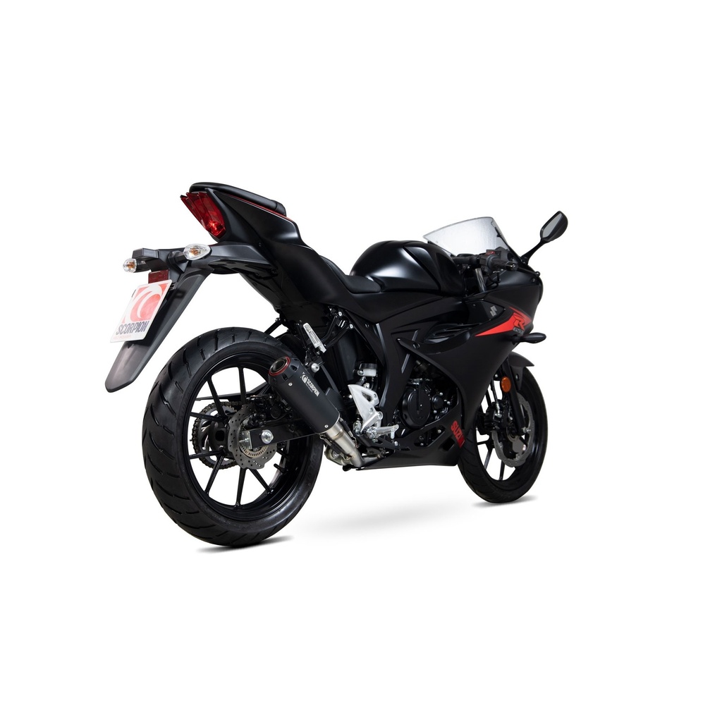 Ligne Complète Scorpion Red Power pour Suzuki GSX-R 125 / GSX-S 125 2017-2021
