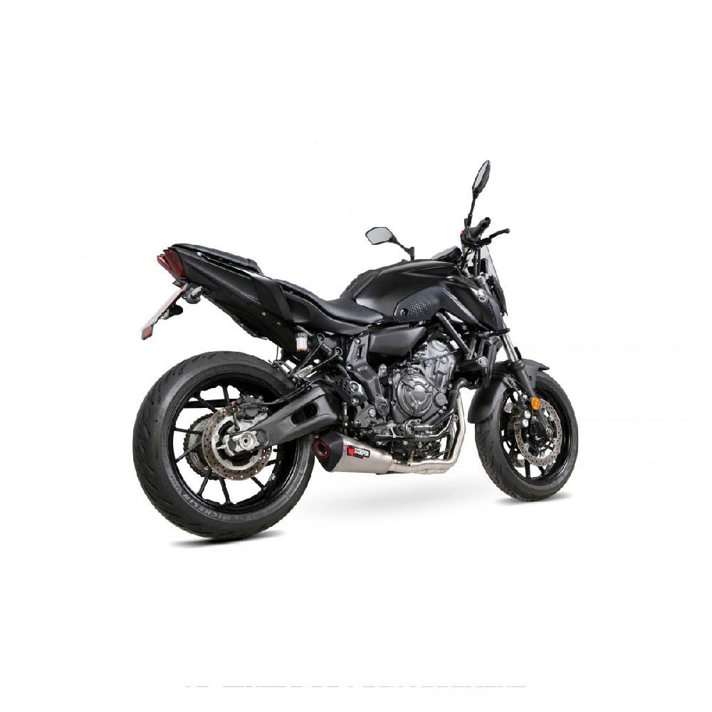 Scorpion Serket Taper Slip-on Full Exhaust System Yamaha MT-07 2021-2024