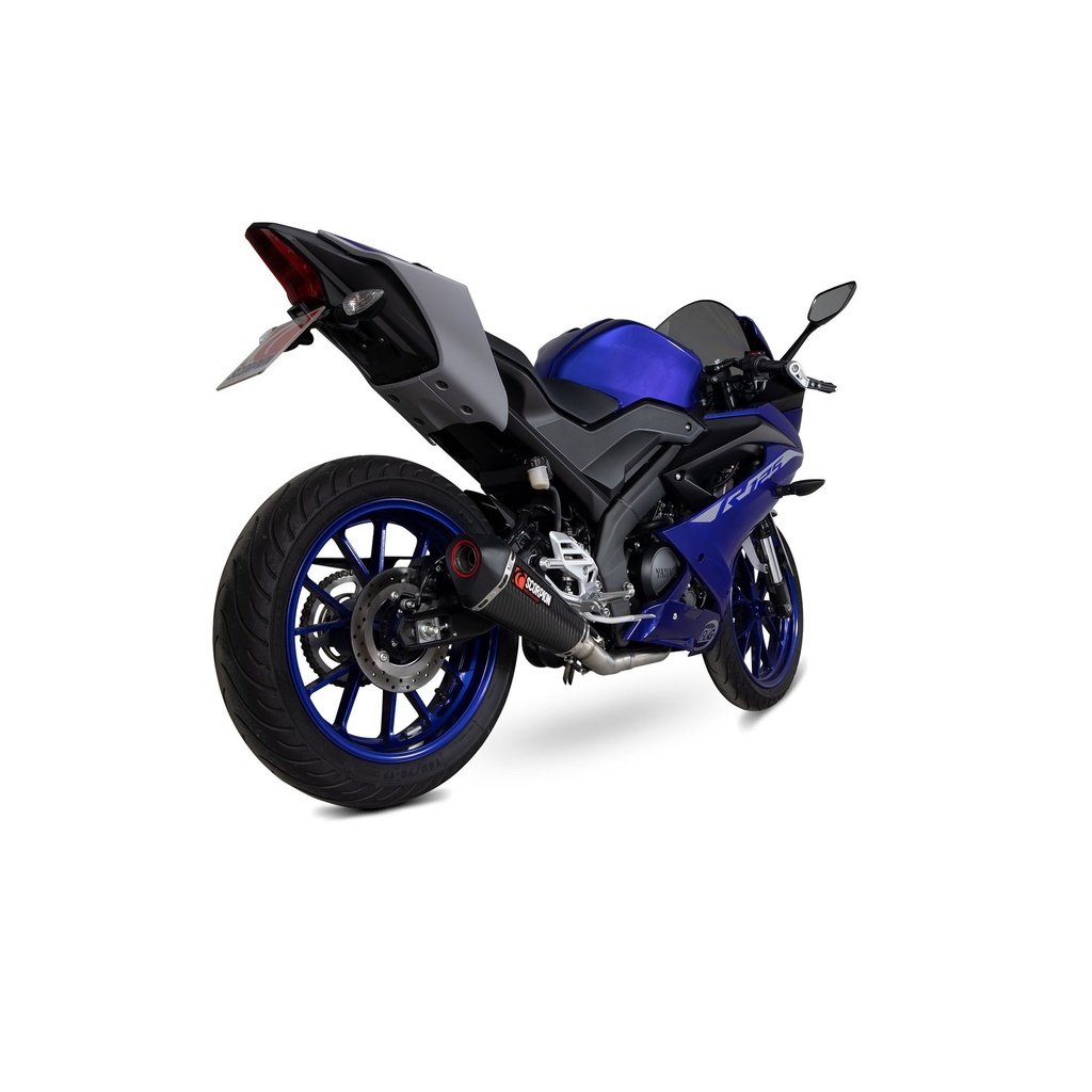 Ligne Complète Scorpion Serket conique Adapt.Yamaha YZF-R125 2021-2024