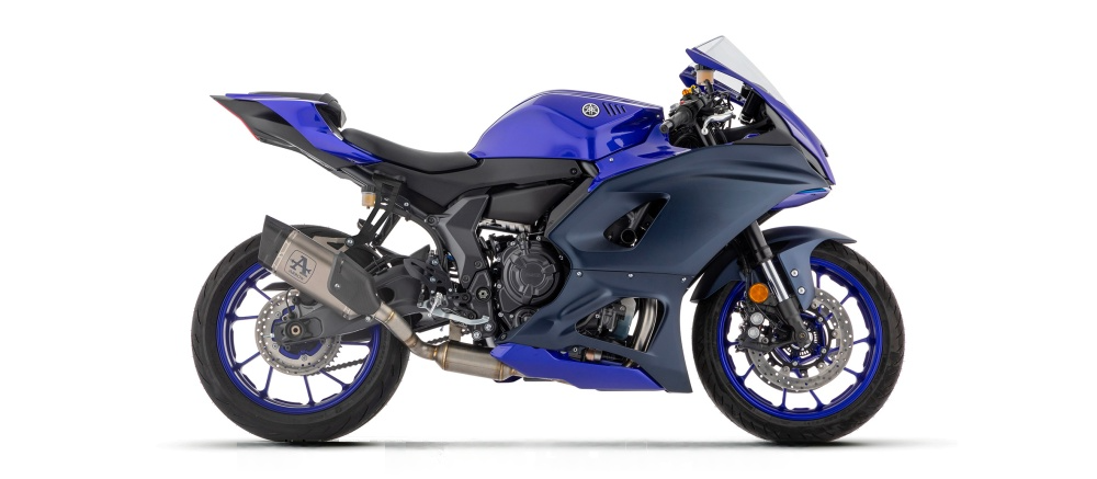 Ligne complète ARROW COMPETITION PISTA Yamaha R7 700 2022-2025 coupelle carbone