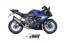 MIVV SR1 Full Exhaust System (Carbon End Cap) Yamaha 700 R7 2022-2025