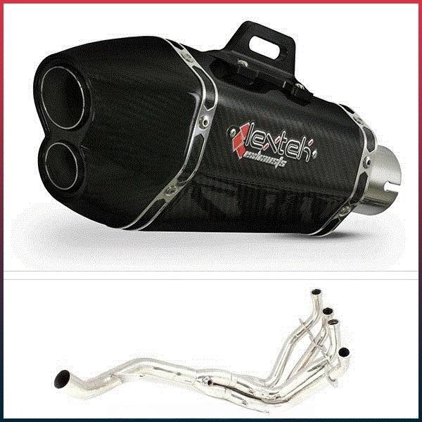 LEXTEK XP13C Full Exhaust System Kawasaki Z 1000 2010-2020