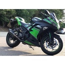 LEXTEK XP8C Silencer Kawasaki Ninja 300 R 2013-2016