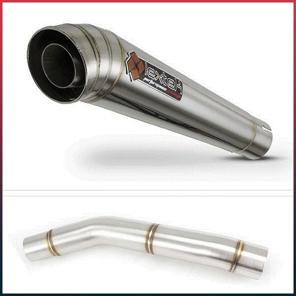 Silencieux LEXTEK MP4 Kawasaki Z 750 2007-2013
