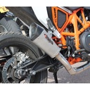 LEXTEK XP10 Half Exhaust System KTM 125 Duke 2011-2016 and 200 Duke 2012-2016