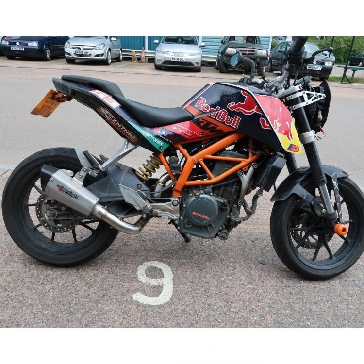 Lextek XP10 Half Exhaust System KTM 390 Duke 2013-2016