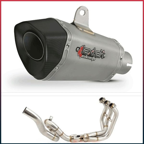 Ligne Complète LEXTEK XP10 Yamaha MT09 2013-2020 Et MT09 TRACER 2015-2020