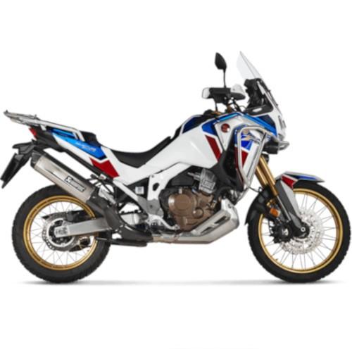 Akrapovic Slip-On Line Silencer Honda CRF 1100 L Africa Twin 2020-2023 (Carbon End Cap)