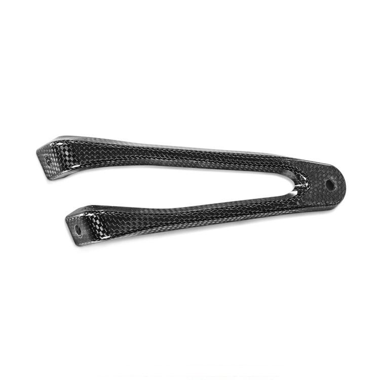 Carbon exhaust silencer bracket