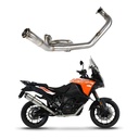 Catalyst-free downpipe for KTM 1050 / 1090 / 1190 / 1290 Adventure/Adventure R/Super Adventure
