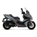 Silencieux ARROW Urban Kymco XCITING 400 S 2021-2024 Coupelle Inox noir