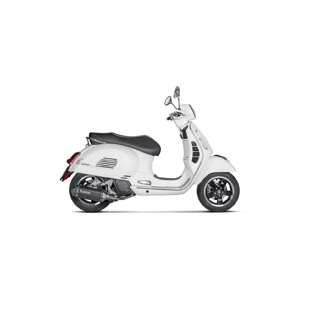 Silencieux Akrapovic Slip-on (coupelle carbone) Piaggio VESPA 125 GTS SUPER / Sport / Tech 2021-2024
