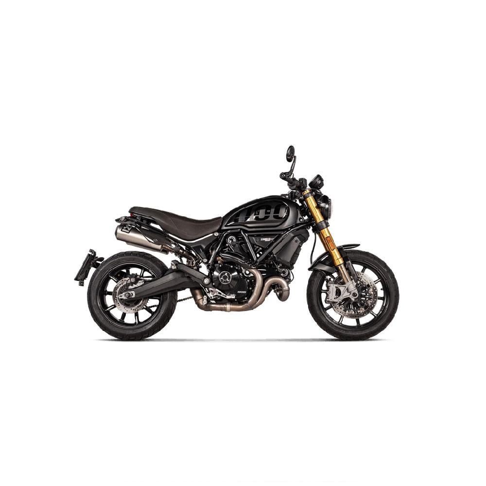 Silencieux Akrapovic Slip-On Line adapt. Ducati Scrambler 1100 2021-2024