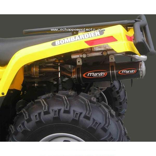 Marving Quad Atv Line (big oval) Silencer for Can-Am OUTLANDER 800 2008-2016