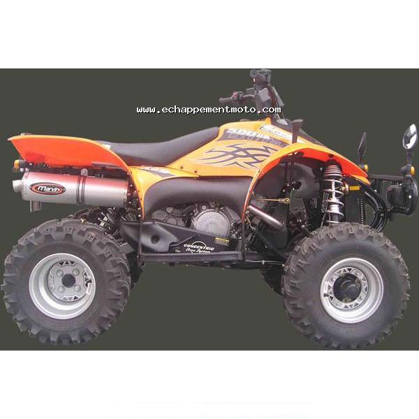 Silencieux Marving Quad Atv Line (big ovale) pour Polaris SCRAMBLER 500 2006-2013