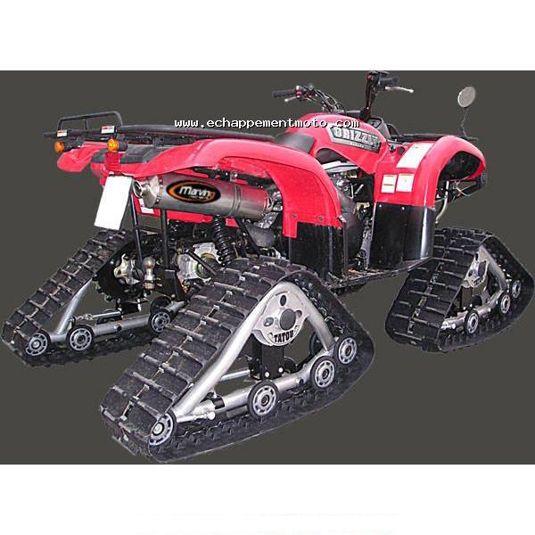 Silencieux Marving Quad Atv Line (big ovale) pour Yamaha GRIZZLY 660 2003-2005